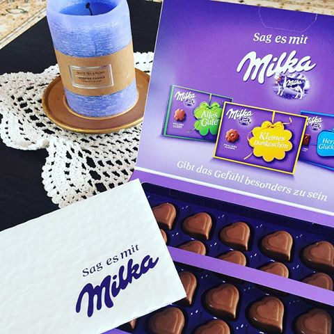 Шоколадные конфеты в коробке Milka I Love с клубничным пралине, 110 гр - фото 5 - id-p462604899