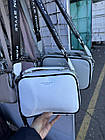 Сумка жіноча крос-боді 23*16 см на два відділення з довгим ремінцем зі штучної шкіри Zhenya, фото 3