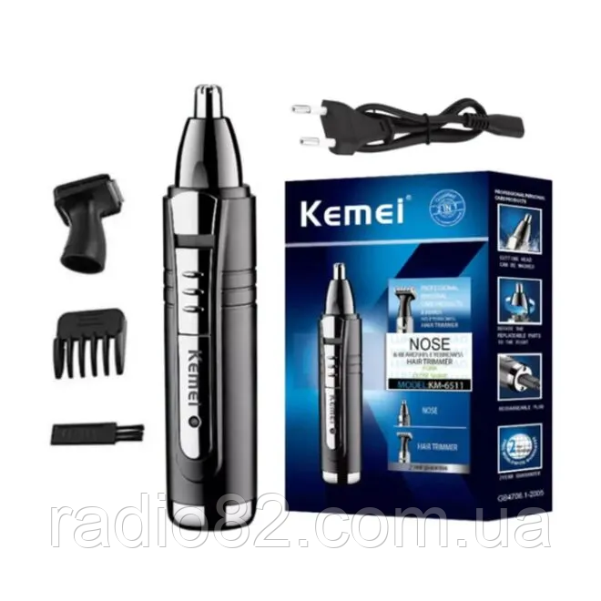Тример для носа вух Kemei Km-6511