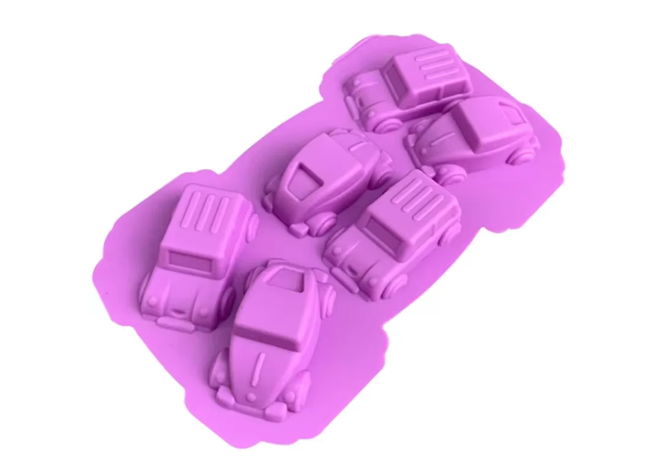 Форма силіконова для цукерок Baker Машинки (202258)