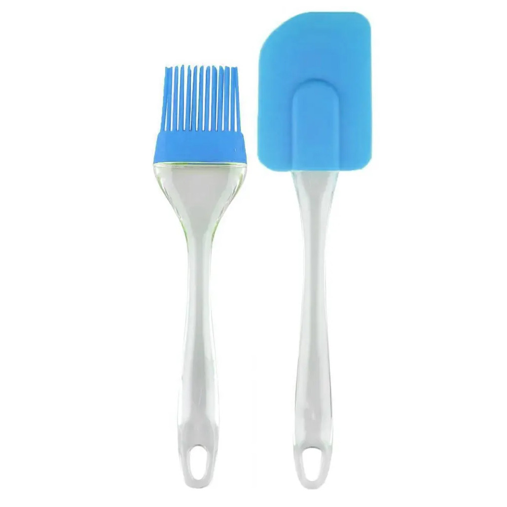 Набір кондитерських приладдя CHI силіконова лопатка і пензлик (202257)