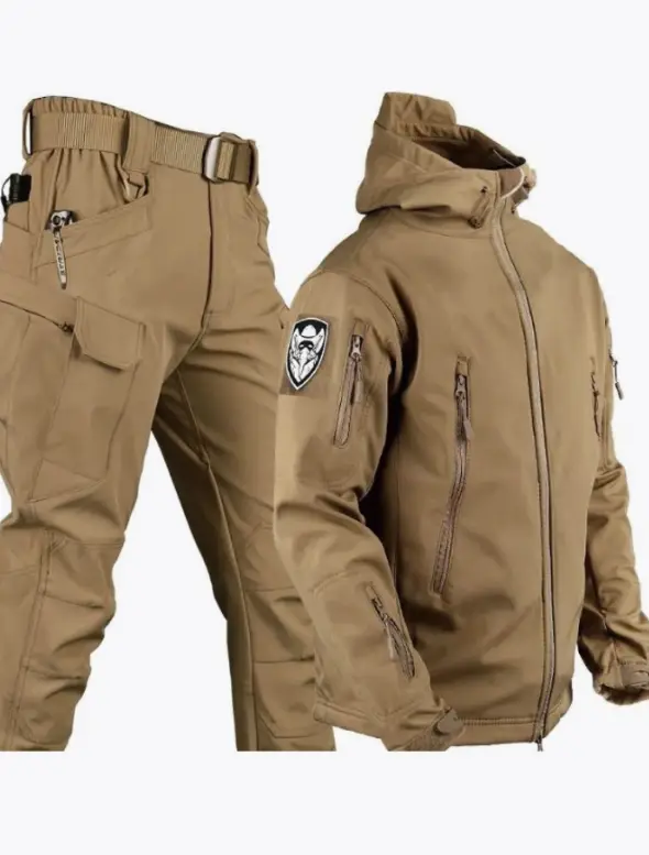 Костюм Dewspo без утеплення TACTICAL VANGUARD Пісок Койот Дюспо Розмір 3XL, фото 1