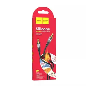 Кабель НОСО UPA22 3.5 mm - 3.5 mm Silicone AUX adapter 1 метр
