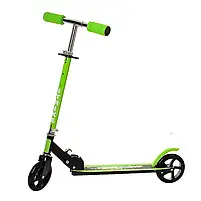 Самокат SR2-005-GRB алюміній та сталь, 2 колеса ПУ 145мм, кермо 76/86см., підніжка 48/30-10см, складається, зелений., фото 3