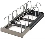 Органайзер для каструль і кришок з кількома рівнями зберігання Lid Rack 223-23, фото 3