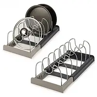 Органайзер для каструль і кришок з кількома рівнями зберігання Lid Rack 223-23