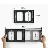Органайзер для каструль і кришок з кількома рівнями зберігання Lid Rack 223-23, фото 6