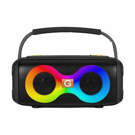 Музична портативна вluetooth колонка Portable Wireless Speaker Et 311 Бумбокс 1800 мАг 10Вт microSD Чорний, фото 1