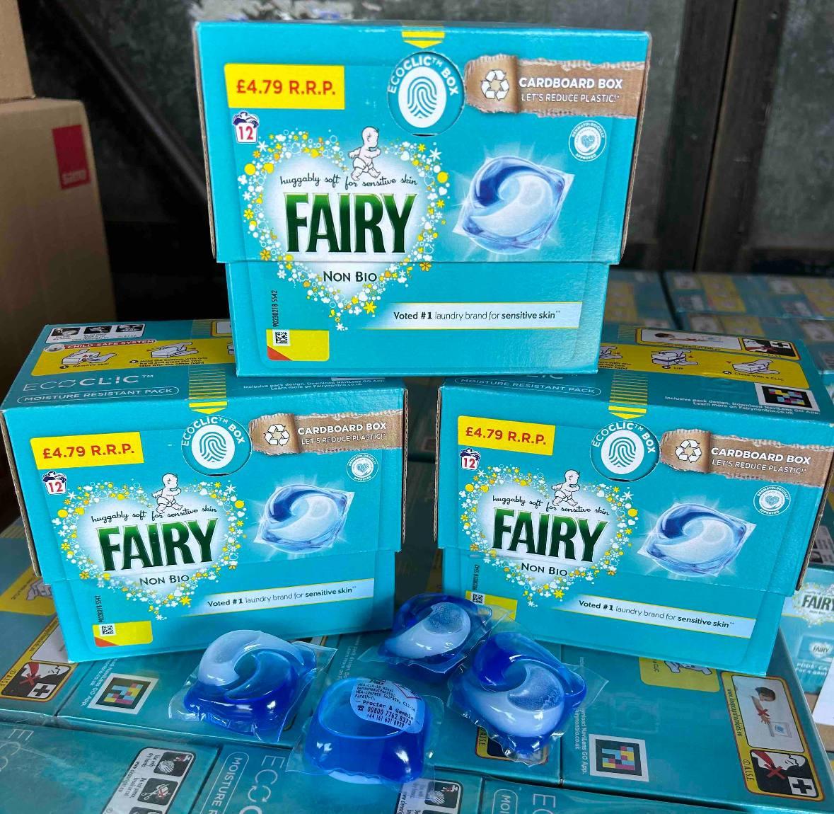 Капсули для прання універсальні Fairy Non Bio 12шт