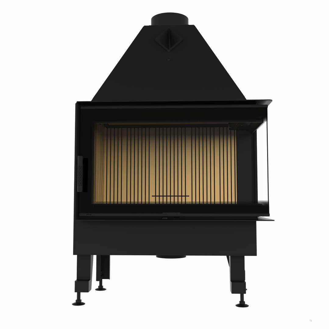 Камінна топка MFire 80 кутова права 17kw