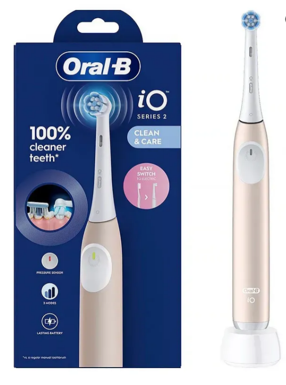 Електрична зубна щітка Oral-B iO Series 2 Calm Pink + Футляр
