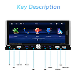 Автомагнітола 6,86inch Android, 4+64G Carplay+AHD+SRC 6280A, фото 6