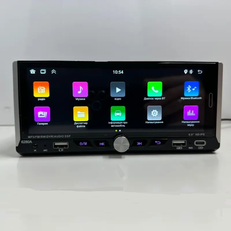 Автомагнітола 6,86inch Android, 4+64G Carplay+AHD+SRC 6280A