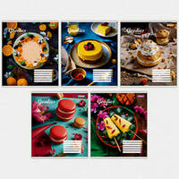 Зошит шкільний 1Вересня 48 аркушів лінія Bright goodies (10)