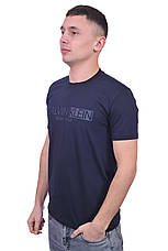 Футболка чоловіча Calvin Klein 25-25Y-08127 темно-синя, фото 3