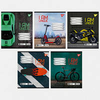 Зошит шкільний Yes 18 аркушів клітинка Unique (25)