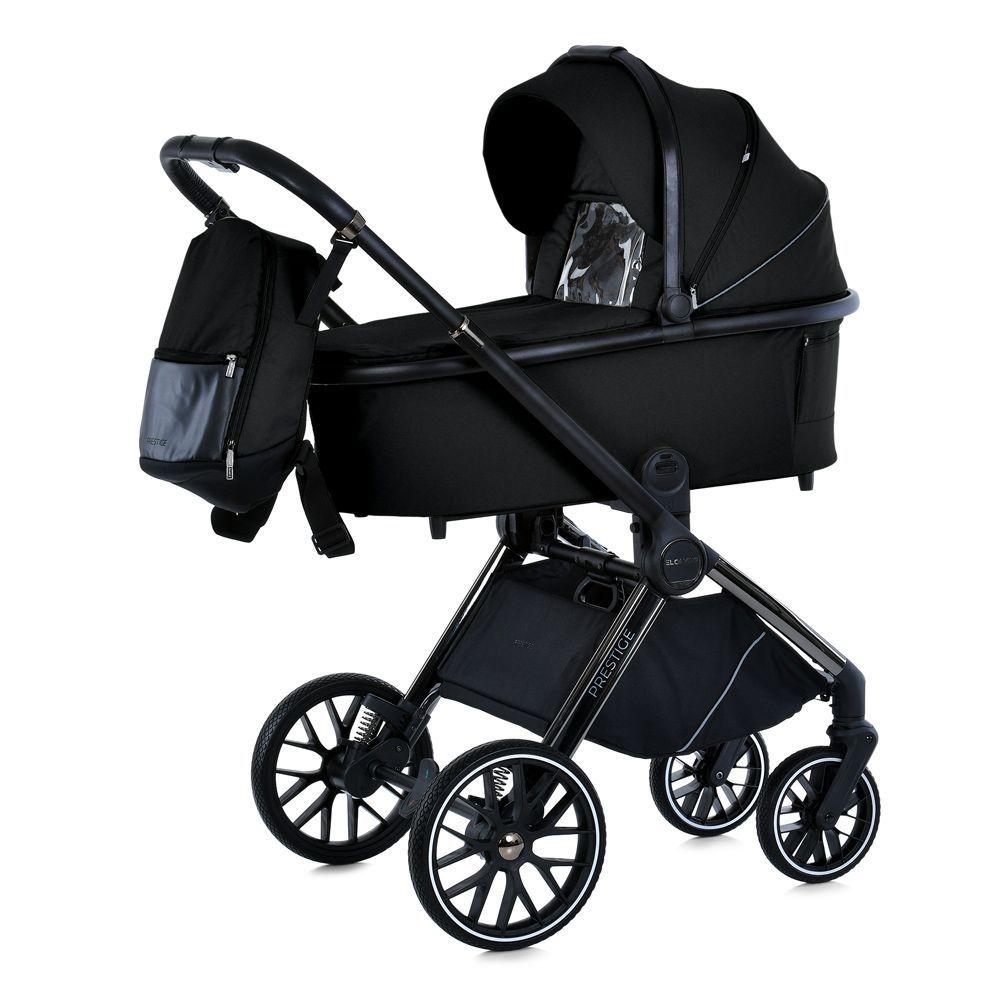 Універсальна коляска 2в1 El Camino PRESTIGE 1124-2, Black