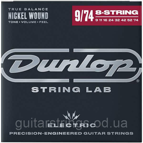 Струни Dunlop DEN0974-8 Nickel Wound 8-String 9-74