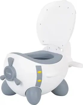 Горщик дитячий FreeON Plane White-Grey (32х28х41см) 42318