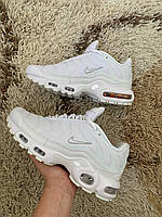 Женские кроссовки Nike Air Max TN белые Найк Найки