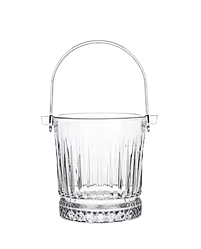 Відро для льоду скляне "Плейн айс" зі щипцями 900 мл Helios DMBT005