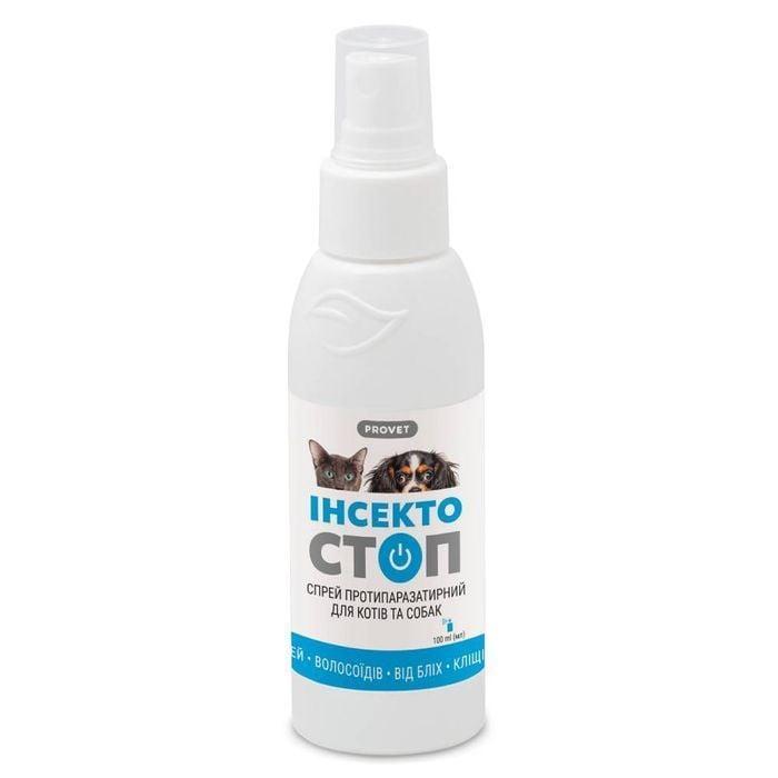 PROVET Інсектостоп спрей від зовнішніх паразитів для котів та собак 100 мл