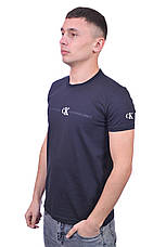 Футболка чоловіча Calvin Klein 25-25Y-8129 (25-25Y-8110) темно-синя, фото 4