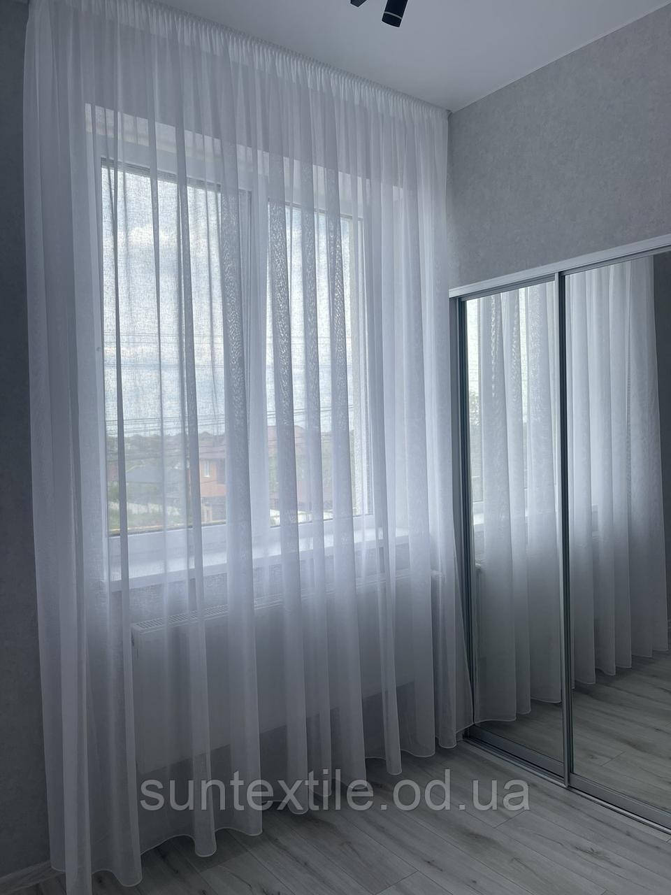 Тюль Льон однотонний, фото 1