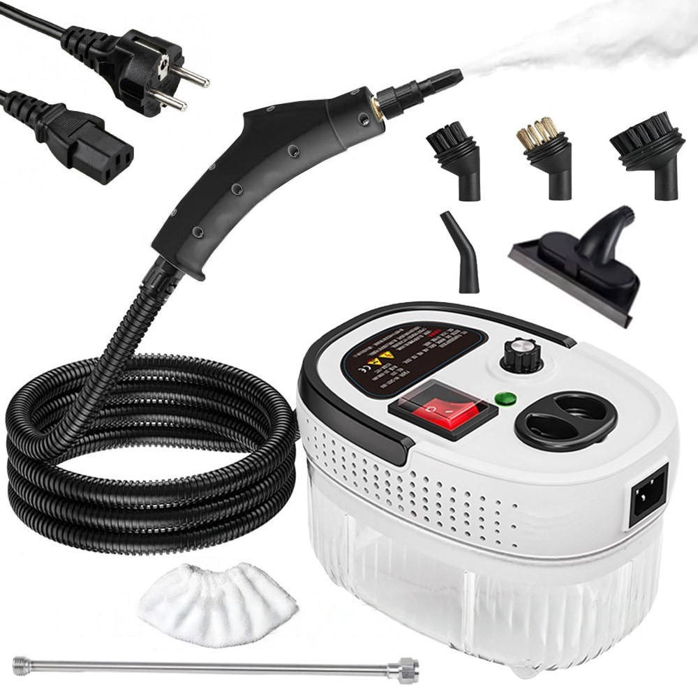 Пароочисник для дому з насадками 2500W 1200 мл, фото 1