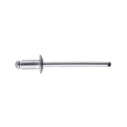 Заклепка алюмінієва 4.0*8.0 мм, 50 од. INTERTOOL RT-4008, фото 3