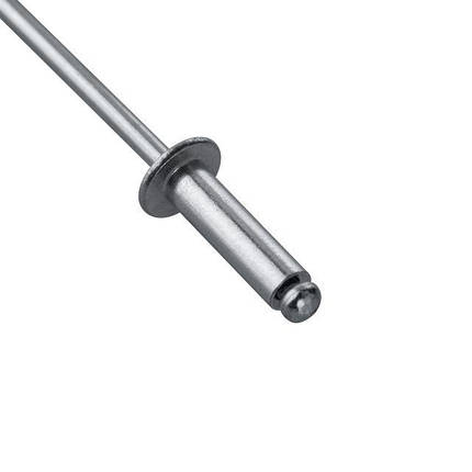 Заклепка алюмінієва 4.0*14.0 мм, 50 од. INTERTOOL RT-4014, фото 4