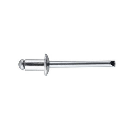 Заклепка алюмінієва 4.8*8.0 мм, 50 од. INTERTOOL RT-4808, фото 3