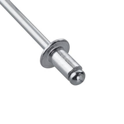 Заклепка алюмінієва 4.8*8.0 мм, 50 од. INTERTOOL RT-4808, фото 4