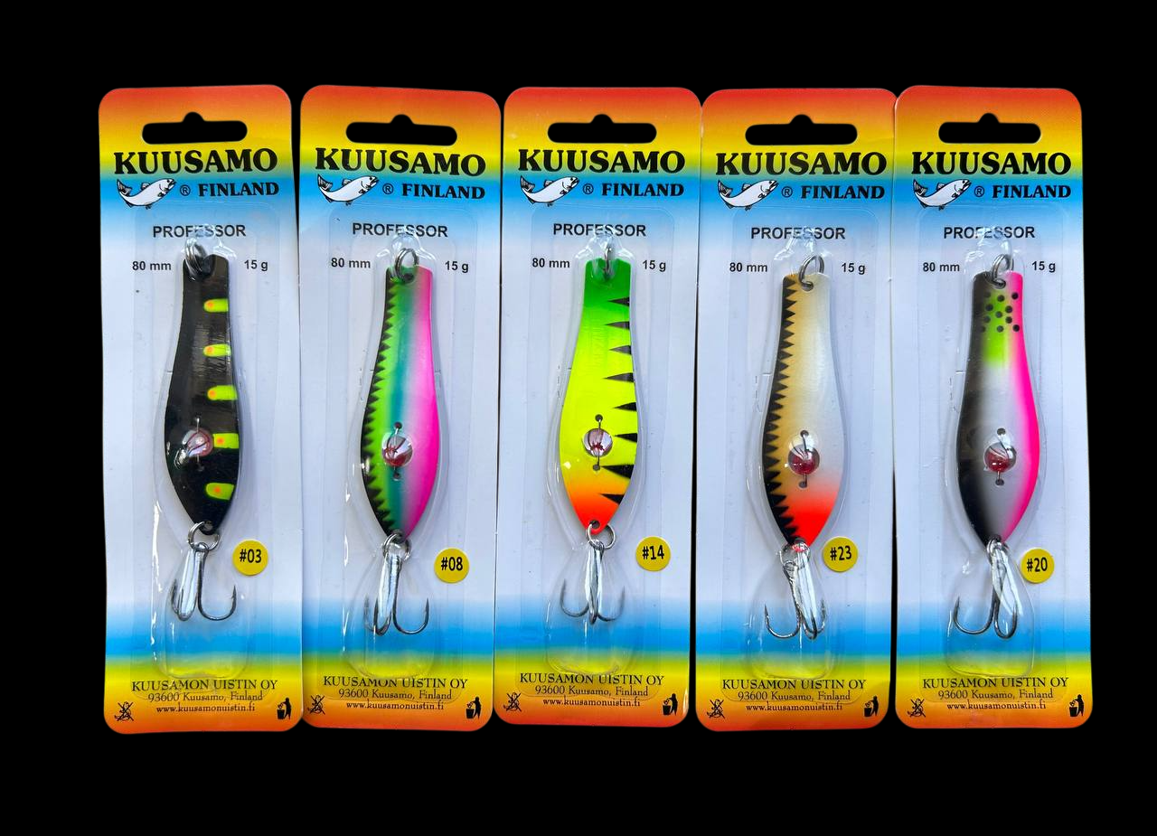 Блешня Columbia-(Kuusamo) Professor 80mm 15g (набір 5шт), фото 1