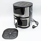 Аерофритюрниця 8л, 4200Вт, Rainberg RB-2268 / Сенсорна фритюрниця без олії / Мультипіч / Аерогриль, фото 7