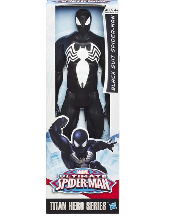 Фігурка Людина павук Hasbro 30см BLACK SUIT SPIDER-MAN TITAN HERO SERIES