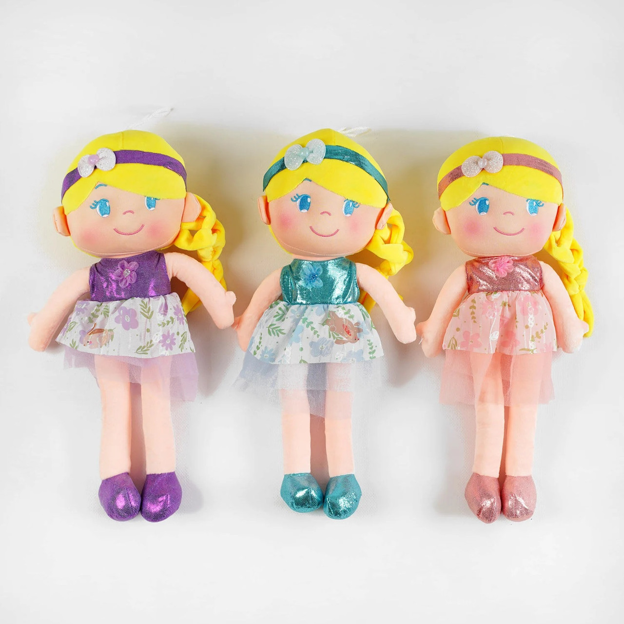 Лялька м'яка Дівчинка (40 см, петелька) С 62464, фото 1