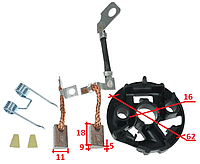 Щеточный узел стартера RENAULT, FIAT, CITROEN, PEUGEOT, OPEL, SUZUKI, MITSUBISHI CARISMA, SPACE STAR