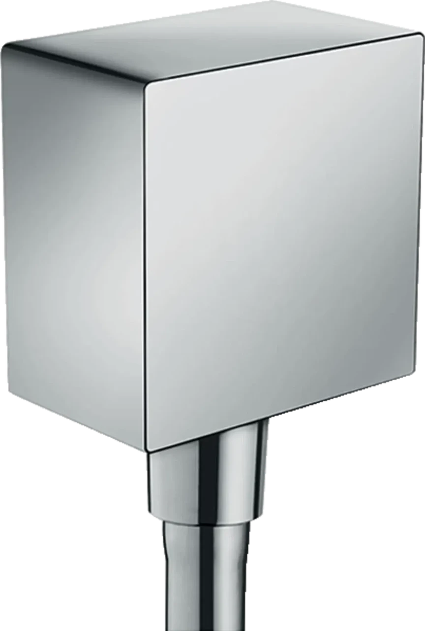 Шлангове під’єднання Hansgrohe FixFit Square, хром (26455000)