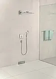 Шлангове під’єднання Hansgrohe FixFit Square, хром (26455000), фото 3