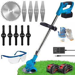 Акумуляторний триммер для трави + 2 акумулятори 24В, BX-141 / Акумуляторна коса / Косарка для трави