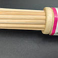 Віник бамбуковий масажний 56 см. Товстий прутик., фото 4