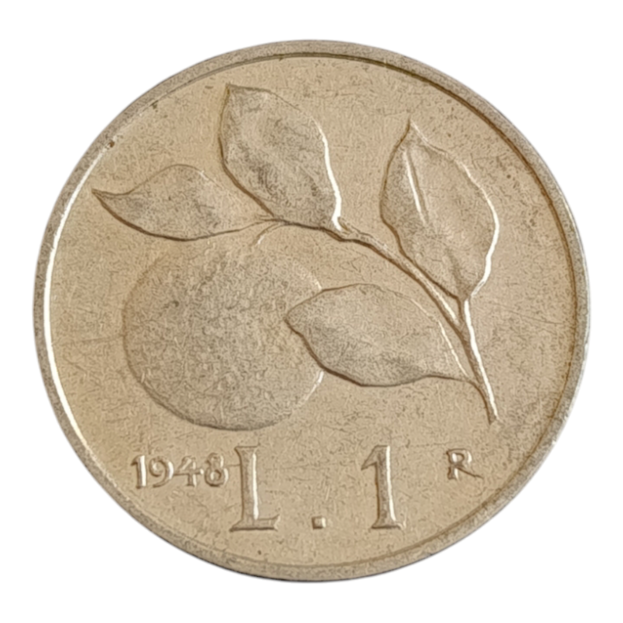 Італія 1 ліра, 1948