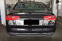 Задний диффузор с насадками на выхлоп DPT S-Line-style (2011-2014) для Ауди A6 C7