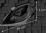 Праска Zilan ZLN8603, керамічна підошва, чорний, потужність 2600W, прасування парою, фото 6