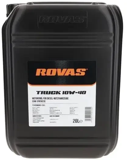 Моторна олива Rovas Truck 10w40 20 л., фото 1