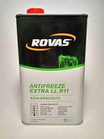 Антифриз КОНЦЕНТРАТ Rovas Extra LL R11 зелений, 1л.