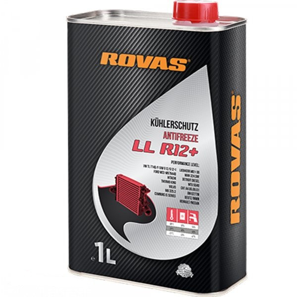 Антифриз Rovas концентрат LL R12+ красный -80. 1л., фото 1
