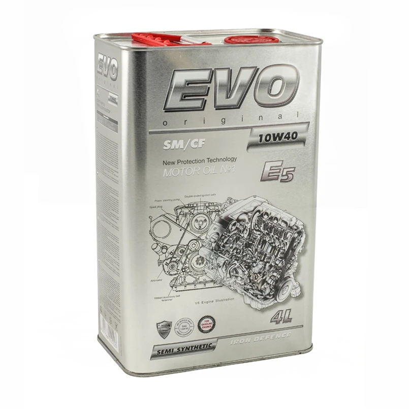 Моторна олива EVO E5 10W-40 4л, фото 1