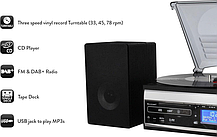 Уцінка Музичний центр Soundmaster MCD1820SW DAB+ FM/USB/Micro SD/CD, Німеччина, фото 2